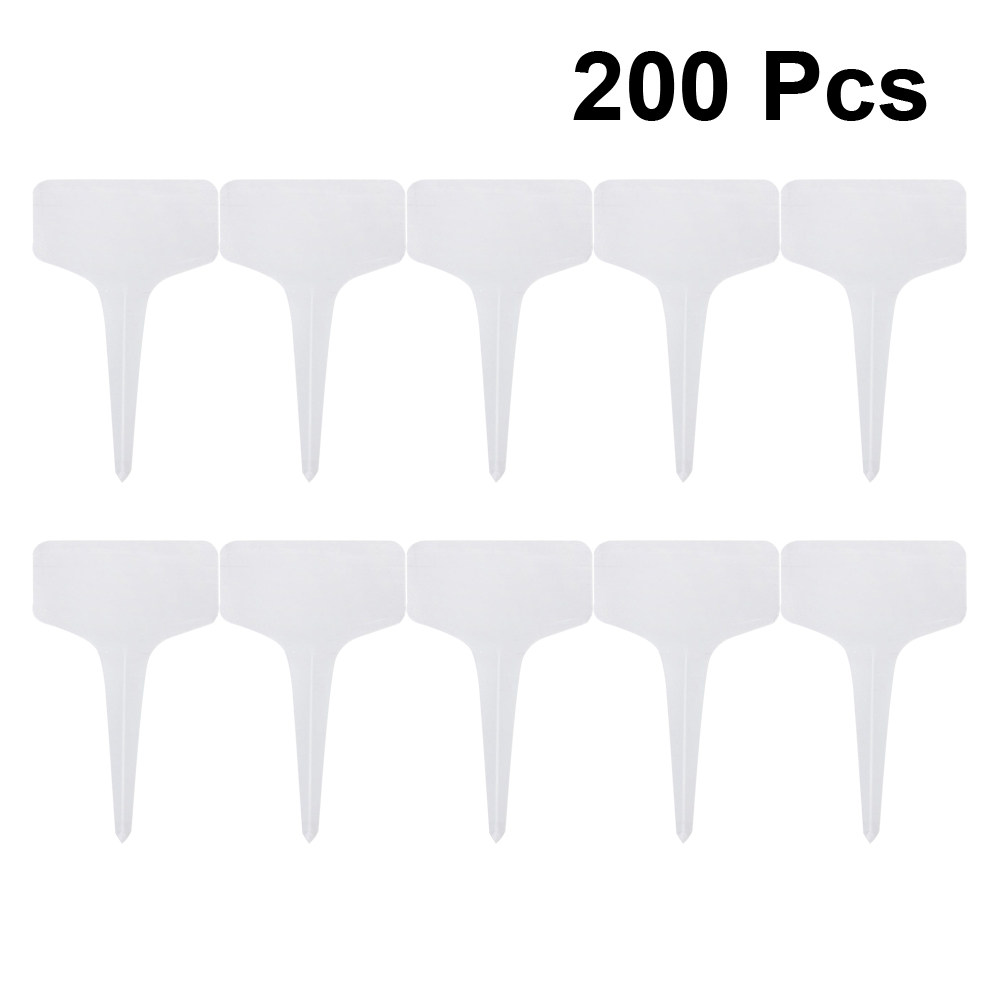 Bonsai Garden Shop - 200Pcs Waterproof Plastic Plant Markers Garden
