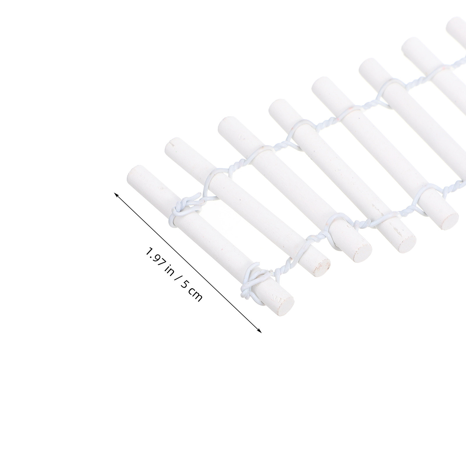 Miniature Wooden Fence White D - Bonsai Garden Layout ulasan dan harga