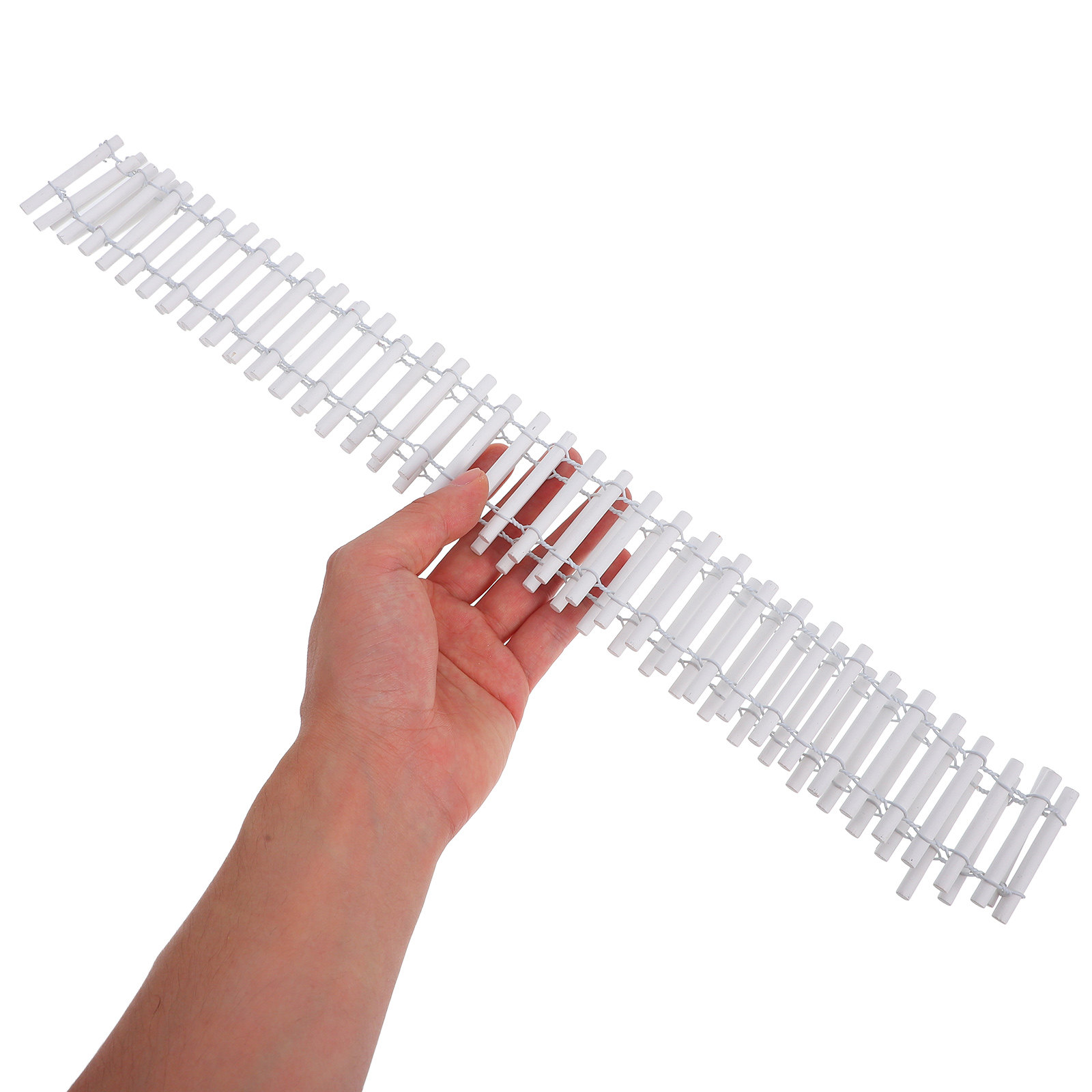 Miniature Wooden Fence White D - Bonsai Garden Layout ulasan dan harga