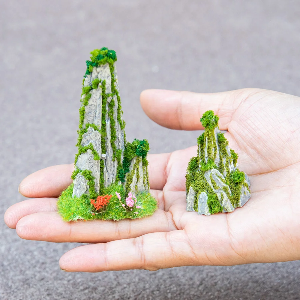 Miniature Rockery Decorative M - Bonsai Garden Layout ulasan dan harga