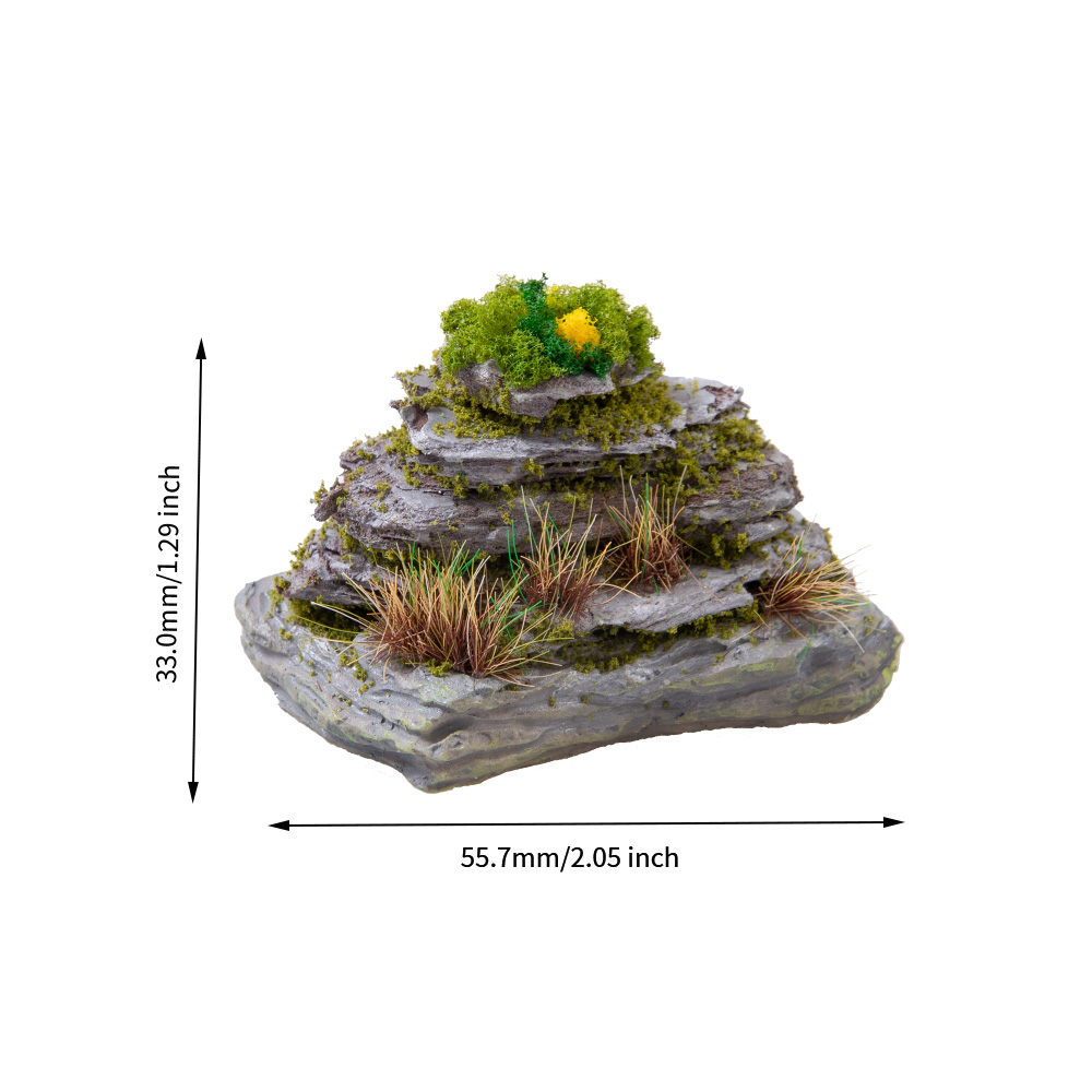 Miniature Rockery Decorative M - Bonsai Garden Layout ulasan dan harga