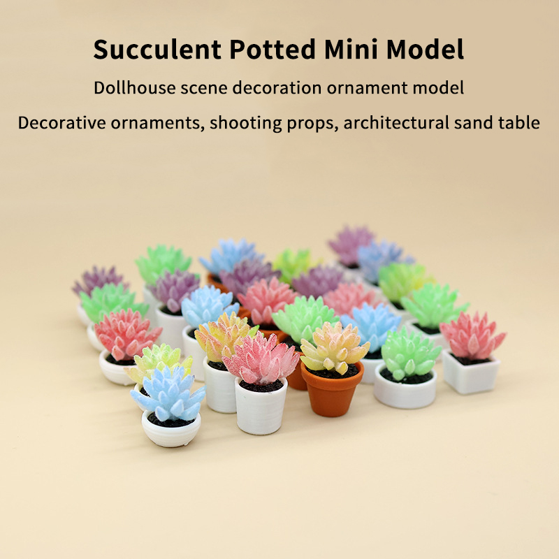 Mini Artificial Succulent Bons - Bonsai Garden Layout ulasan dan harga