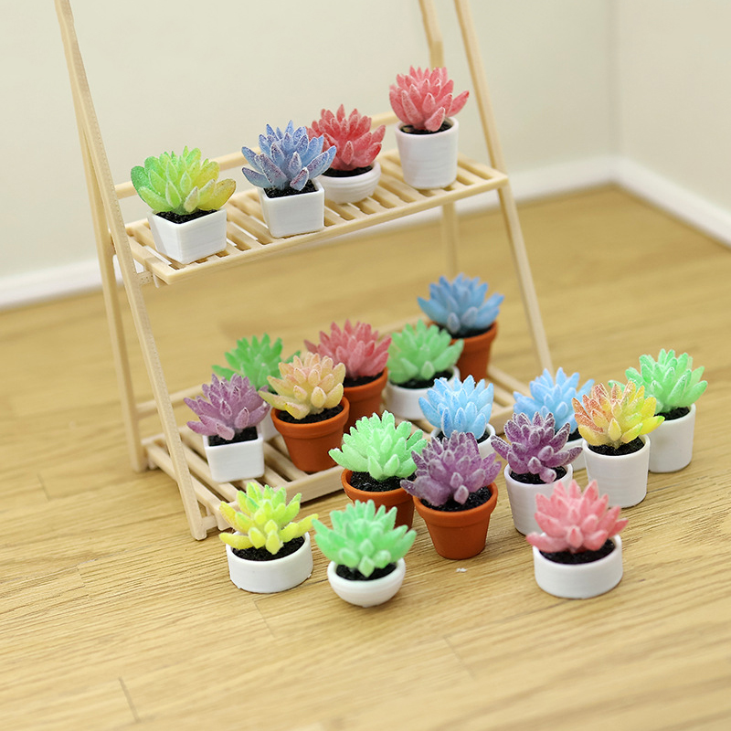 Mini Artificial Succulent Bons - Bonsai Garden Layout ulasan dan harga