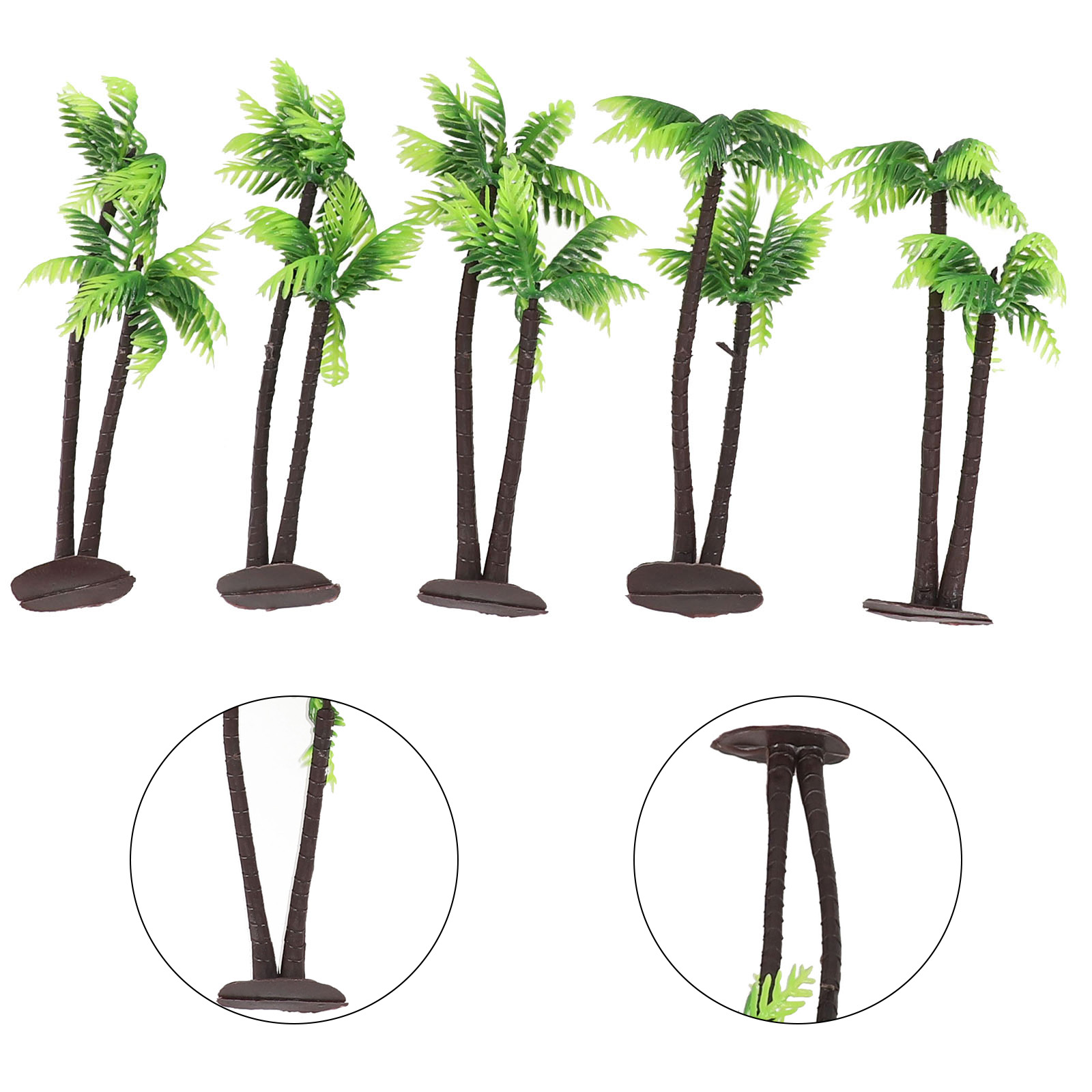 5Pcs Artisan-Inspired Coconut  - Bonsai Garden Layout ulasan dan harga