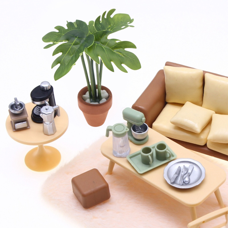 Dollhouse Micro Landscape Orna - Bonsai Garden Layout ulasan dan harga